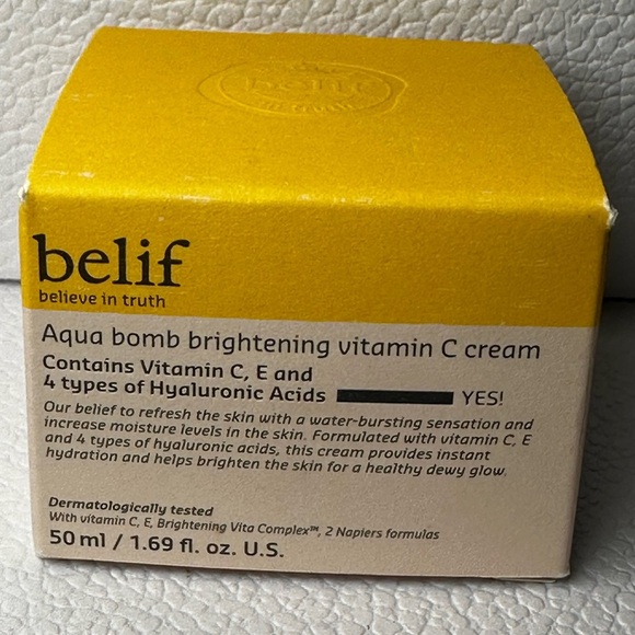 🆕 BELIF Aqua Bomb Brightening Vitamin C Cream with Hyaluronic Acid 50 mL NIB - Picture 5 of 7